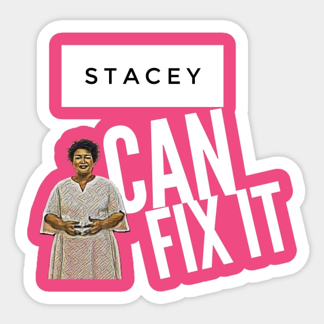 Stacey Can Fix It Sticker by DreamsofDubai